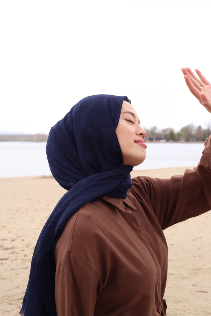 Relax Hijab -Dark Blue