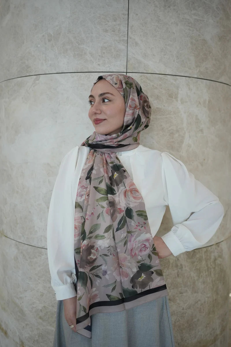 Florya Hijab - Taupe