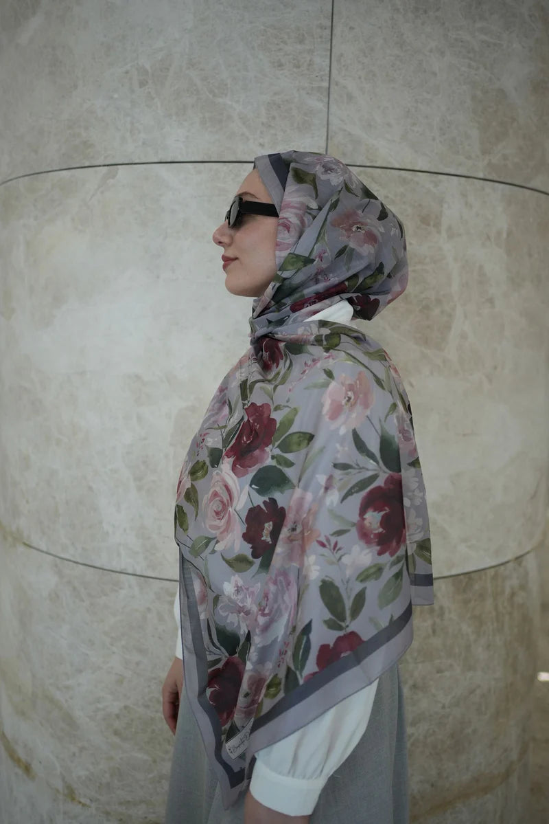 Florya Hijab - Gray