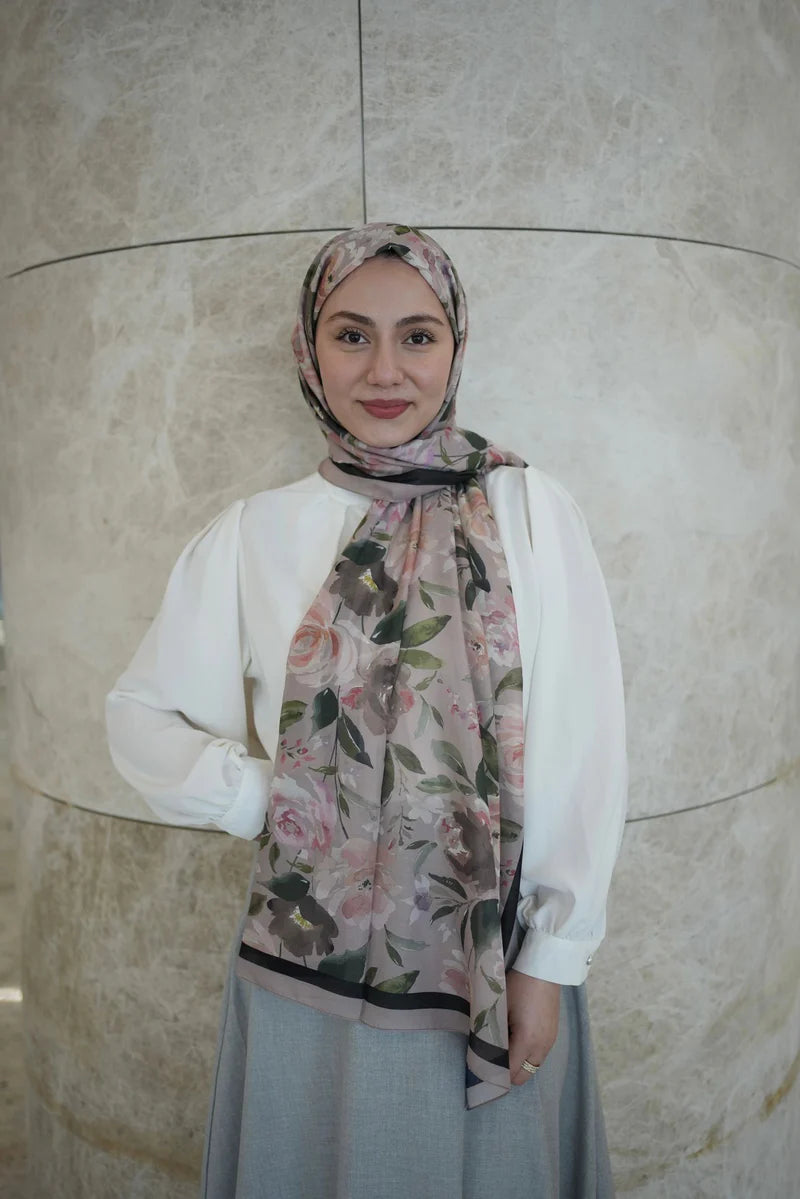 Florya Hijab - Taupe
