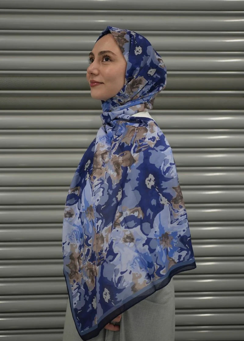 Velora Hijab - Midnight Blue
