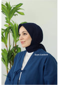 Relax Square Scarf - Dark Navy Blue