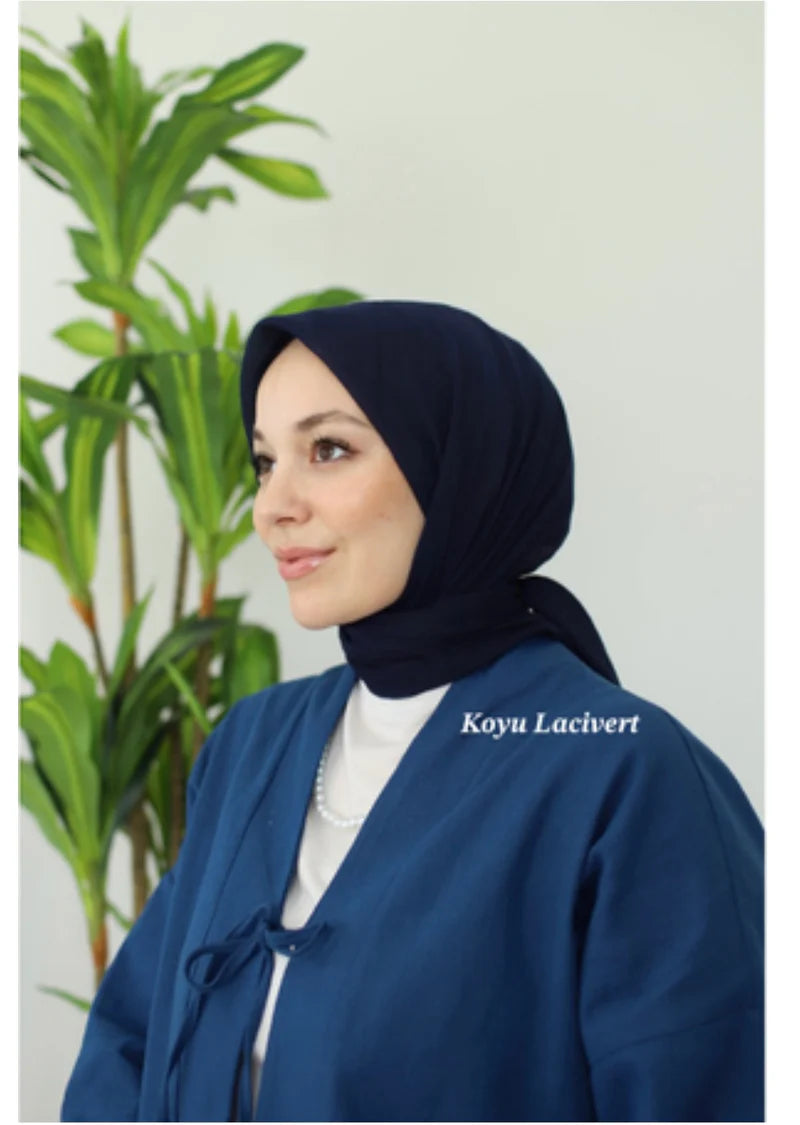 Relax Square Scarf - Dark Navy Blue
