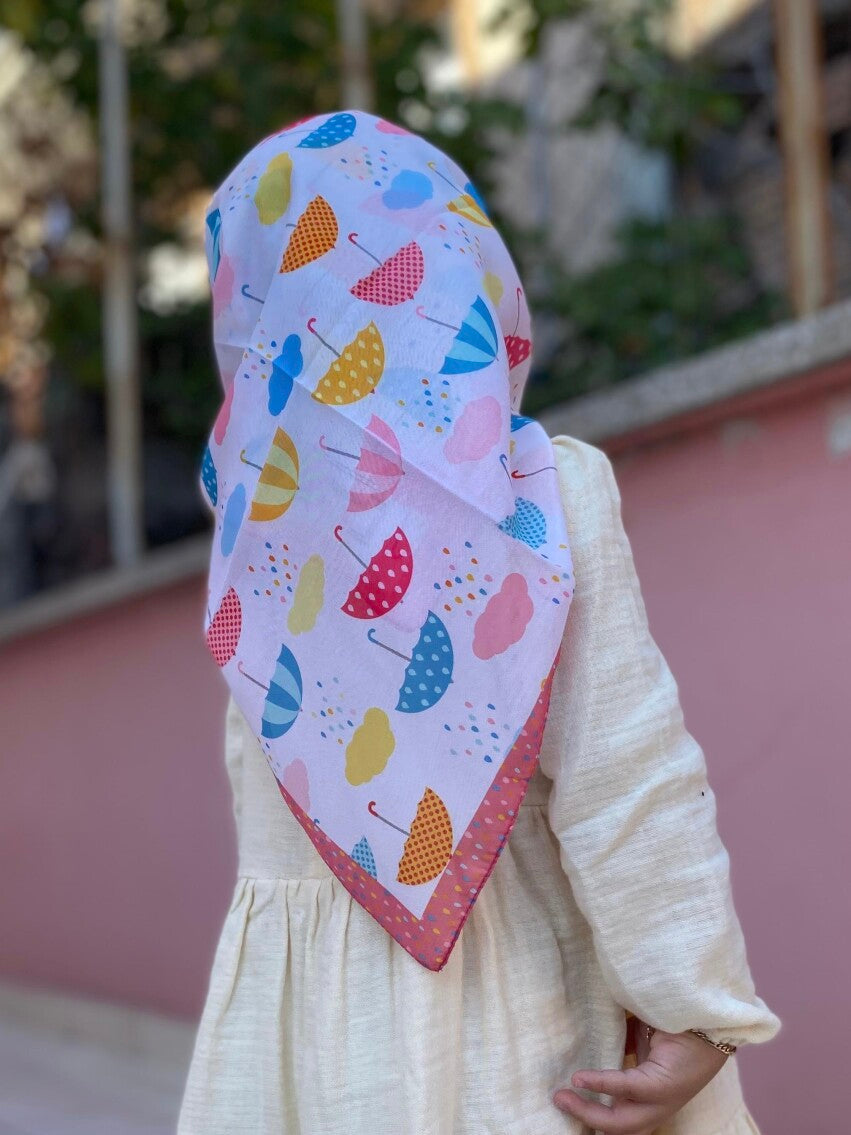 Kids - Umbrella Pattern Scarf
