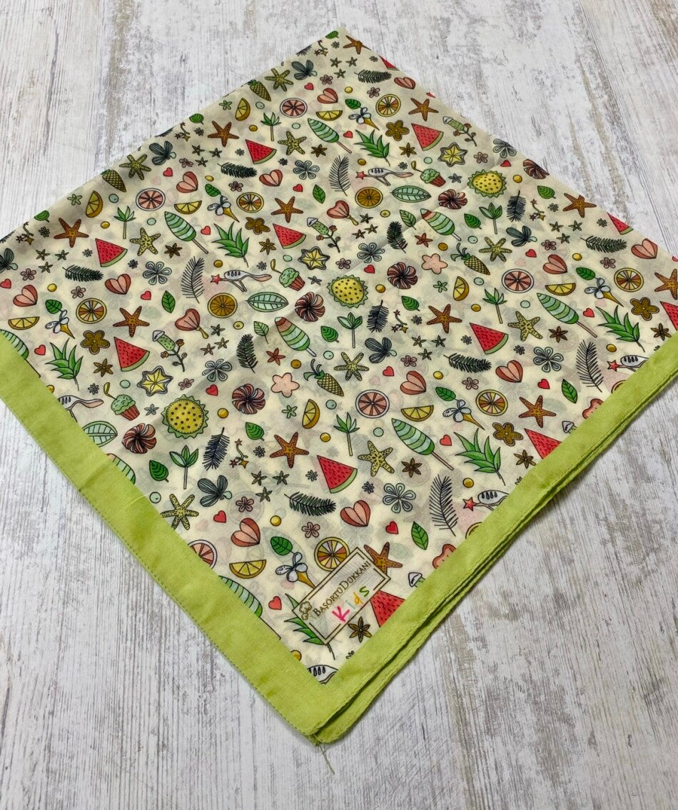 Kids Square Scarf - Tropical