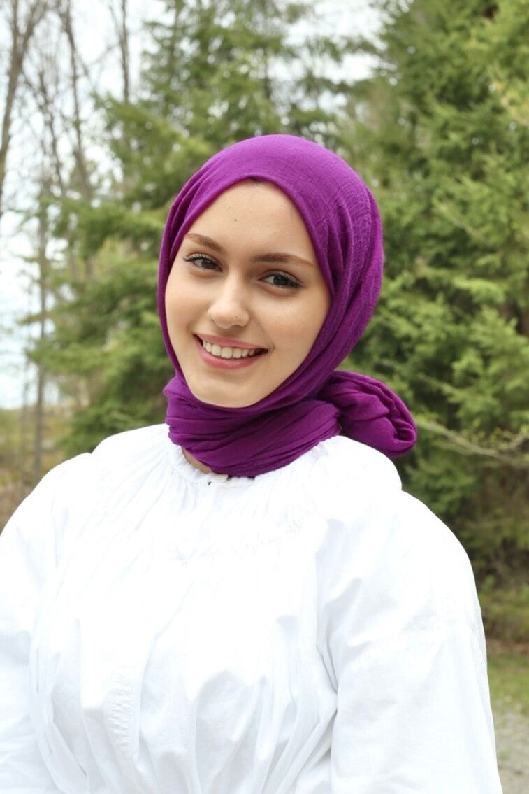 Relax Hijab - Eggplant
