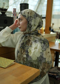 Velvet Bloom Hijab - Green